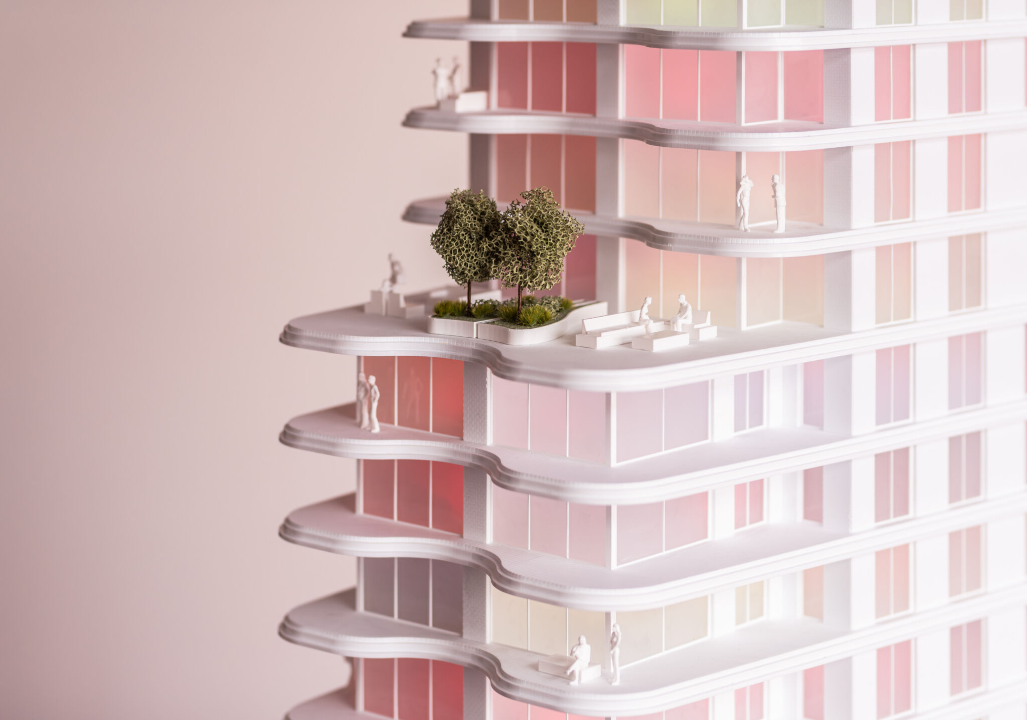 Nanopixel knokke nanohouse schaalmodel balkons 03
